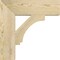 Ekena Millwork Imperial Block Rough Sawn Bracket, Douglas Fir, 4"W x 16"D x 16"H BKT04X16X16IMP05RDF - alternate 3